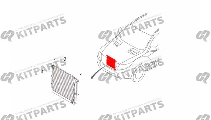 Радиатор кондиционера Haval