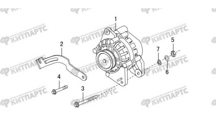 Генератор Great Wall Hover H3